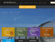 Tablet Screenshot of fabtechinc.com